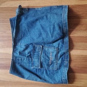 Guess wrap around jean  skirt  size 27 denim